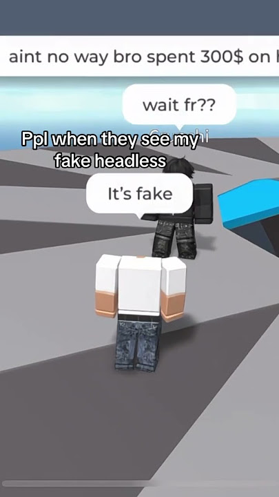 This is the best one yet #fyp #roblox #headless #fakeheadless #tutorial
