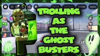 TROLLING AS GHOST BUSTERS IN ROBLOX BADDIES {MOBILE GAMEPLAY} screenshot 3