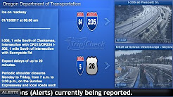 Live traffic cameras courtesy of ODOT