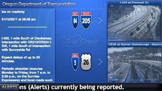 Live traffic cameras courtesy of ODOT screenshot 2