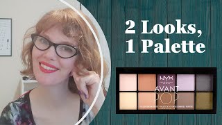 2 Looks Using My Shop My Stash Palette | NYX Avant Pop Nouveau Chic