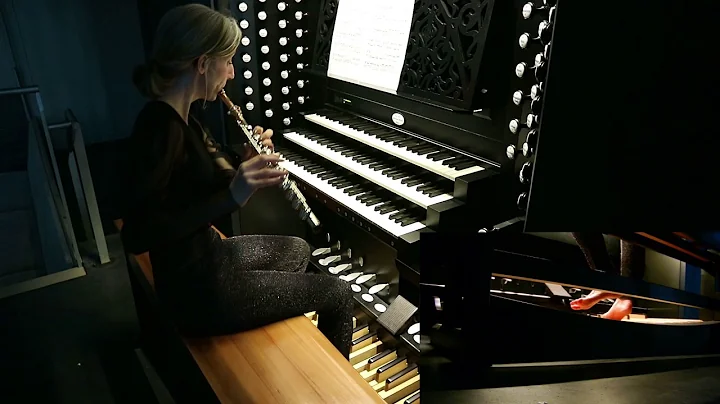 Bach e minor Sonata: flute and organ at the same t...