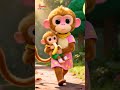 Monkey Monkey Play Safely | Cute Kids Song | English #Shorts