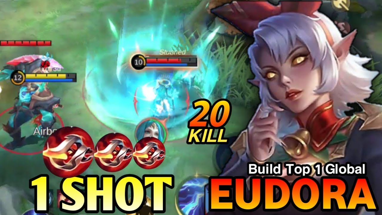 20kills!! Eudora best 1 shot build 2023 Eudora best build 2023