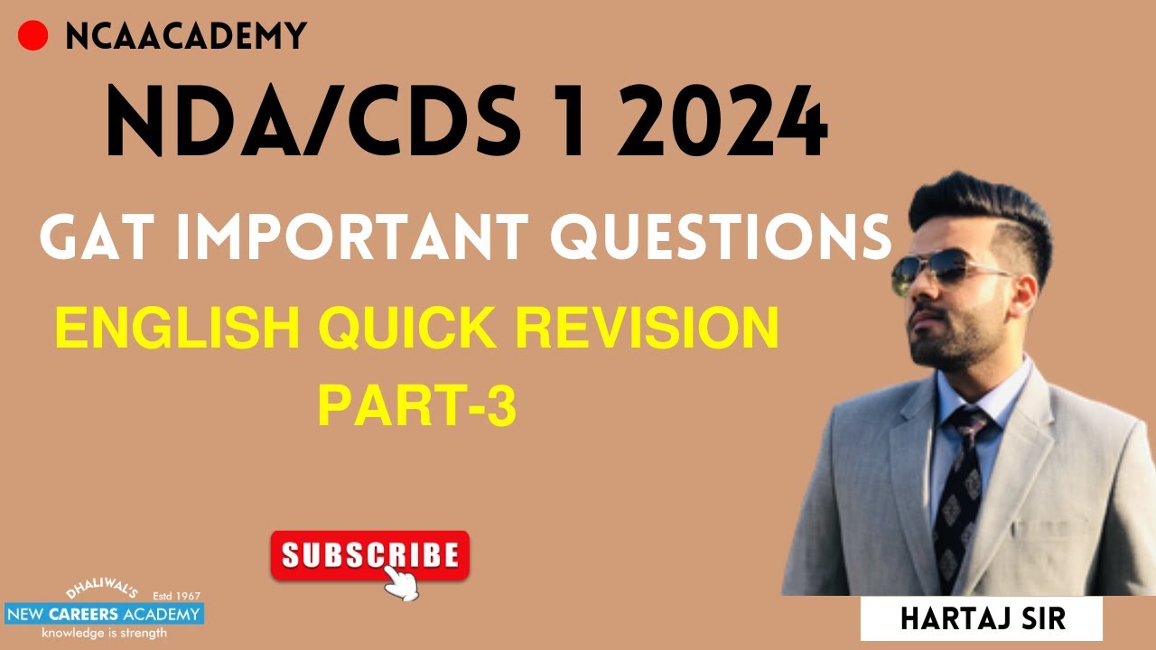 MMOST IMPORTANT PREPOSITIONS WORD FOR NDA/CDS 1 2024 EXAM | ENGLISH ...