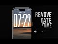 Can You Remove Time and Date from Lock Screen in iPhone? (explained)
