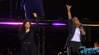 Janet Jackson & Ana Vee perform 'Hawai'i' live at the Blaisdell Arena