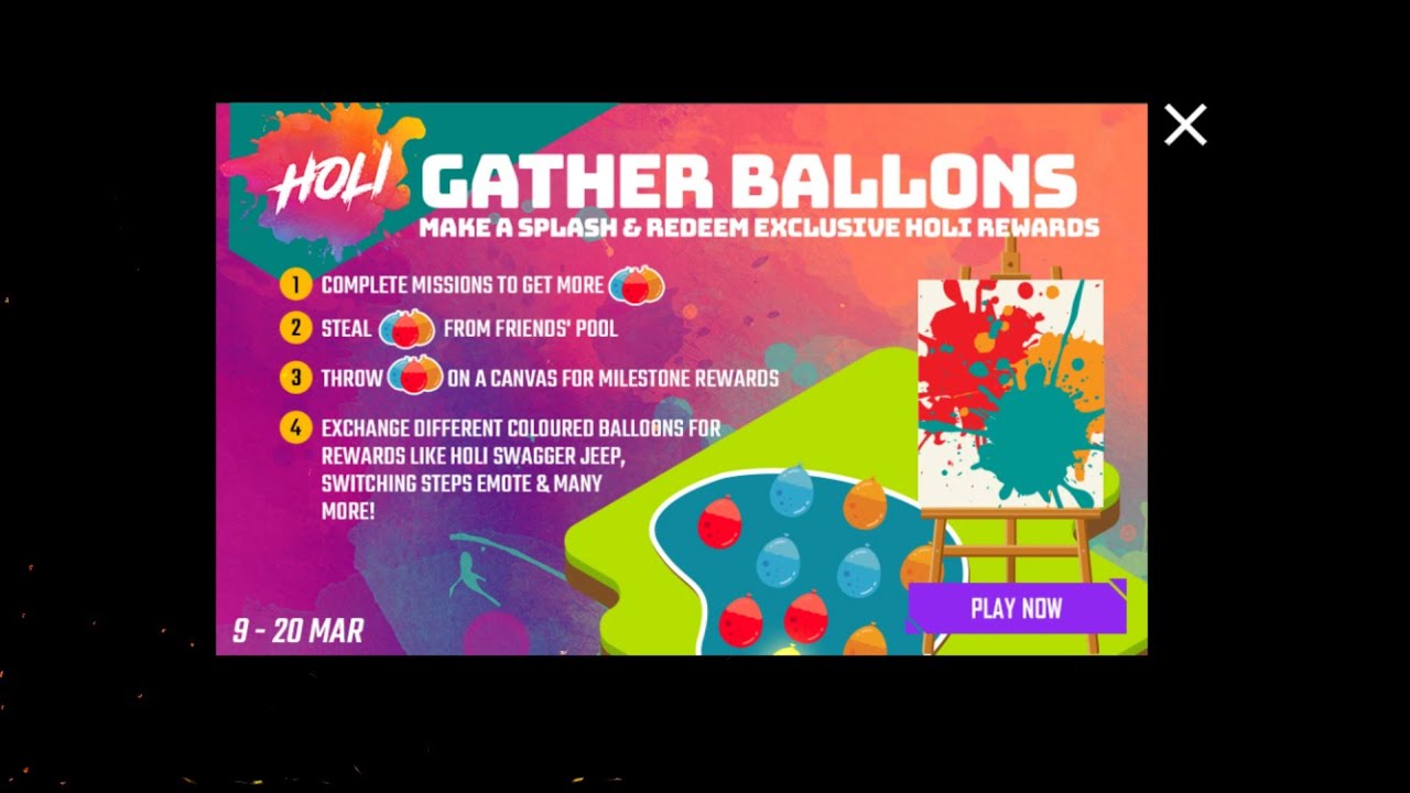 How to Get Fast Balloon Tokens in Free Fire || free fire new event 🔥❤️