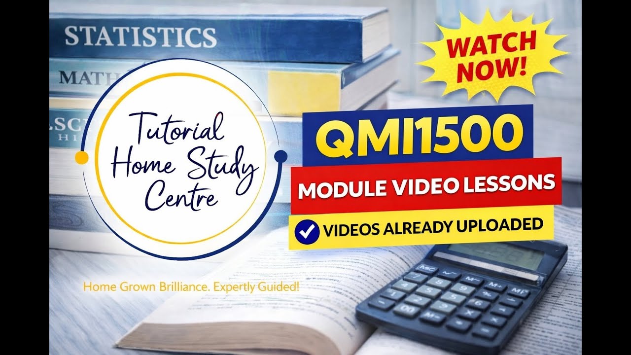 QMI1500 UNISA  Chapter 1 & 2 Explained  Quantitative Methods Made Easy