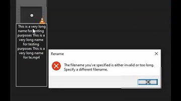 The filename you specified is either invalid or too long [Solved]