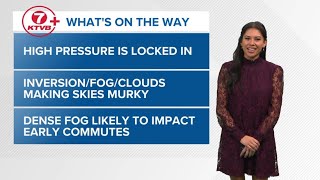 KTVB First Alert Weather+: Inversion, fog and stratus leading to murky skies