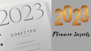 2023 Planner Inserts | The Collected Planner