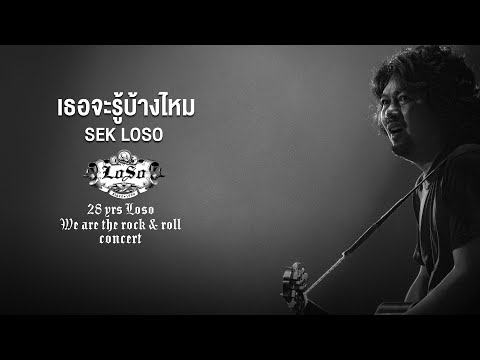 28 YRS LOSO CONCERT : เธอจะรู้บ้างไหม - SEK LOSO