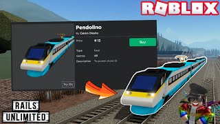 🚄🚃KOUPIL JSEM SI PENDOLINO ZA 12 R$ V ROBLOXU😂!??🚉┃ROBLOX┃Rails Unlimited┃jurasek05┃CZ