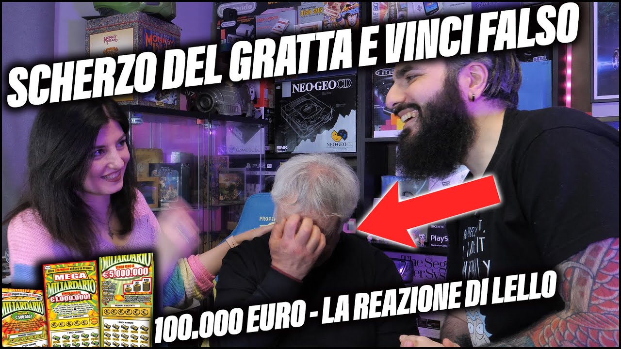 Vinciamo 100 MILA EURO al Gratta e Vinci e STRAPPIAMO il BIGLIETTO! (scherzo  al padre di Raiden) 