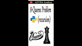 8-Queens Problem (recursion) | N Queens Problem in Python (Recursive Backtracking) | queens problem