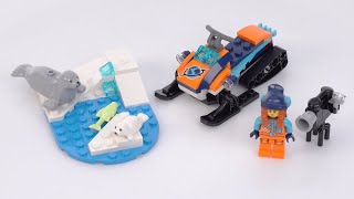 LEGO City Arctic Explorer Snowmobile review! The Seal Battle Pack ™