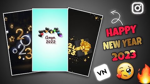 🎉Vn Video Editor Happy New Year 2023 Status Video Editing || Trending Status kaise Editing Kare 2023