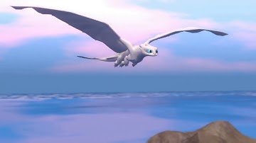 Light Fury Flying | Blender 3D Animation