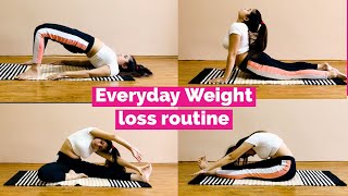 7 mins Weight loss exercise at home for women  Belly fat exercise Full body exercise