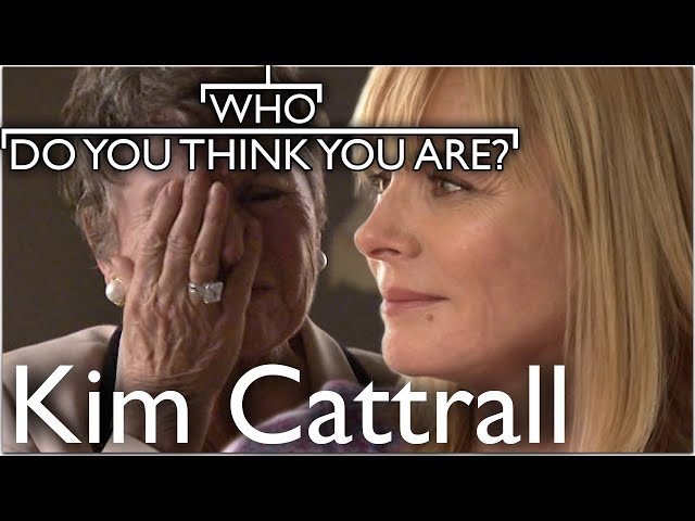 Kim Cattrall's grandfather would hide himself from photos so he