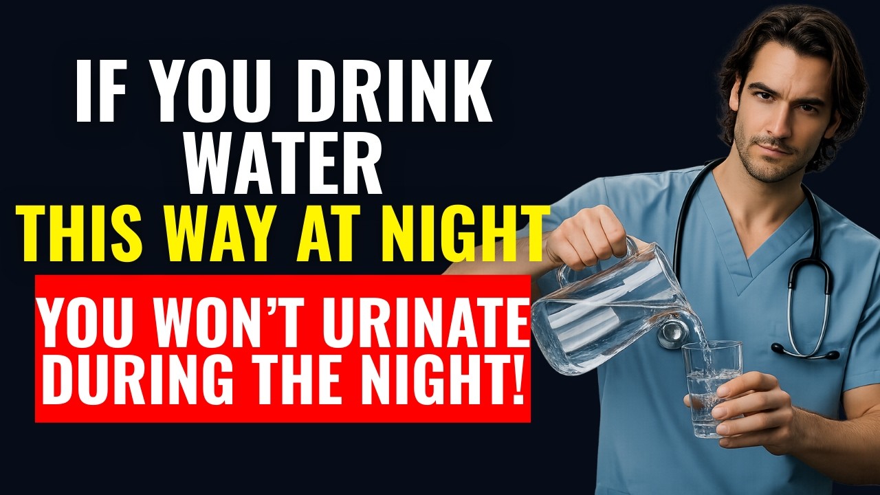UROLOGIST REVEALS: How to drink WATER to AVOID WAKING UP at night?