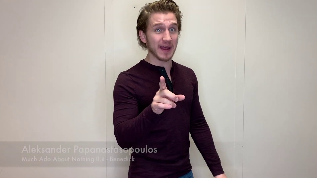 Much Ado About Nothing Act 2 Scene 3 Benedick Monologue - YouTube