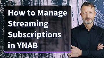 How to Manage Streaming Subscriptions in YNAB