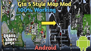 How To Add Gta 5 Style Map Mod In Gta Sa Android | Gta 5 Style Map Mod For Gta Sa Android | Gta Sa screenshot 5