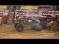 Monster Jam - Dennis Anderson and Grave Digger Monster Truck Freestyle from Arlington, TX - 2012