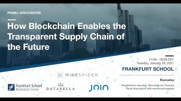 Panel Discussion: How Blockchain Enables the Transparent Supply Chain of the Future