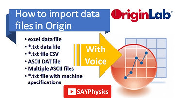 How to import data files in origin - easy guidelines