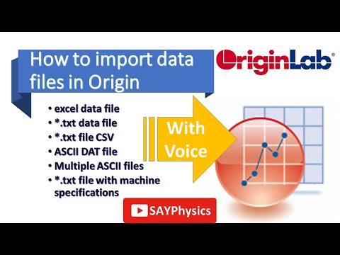 How to import data files in origin - easy guidelines