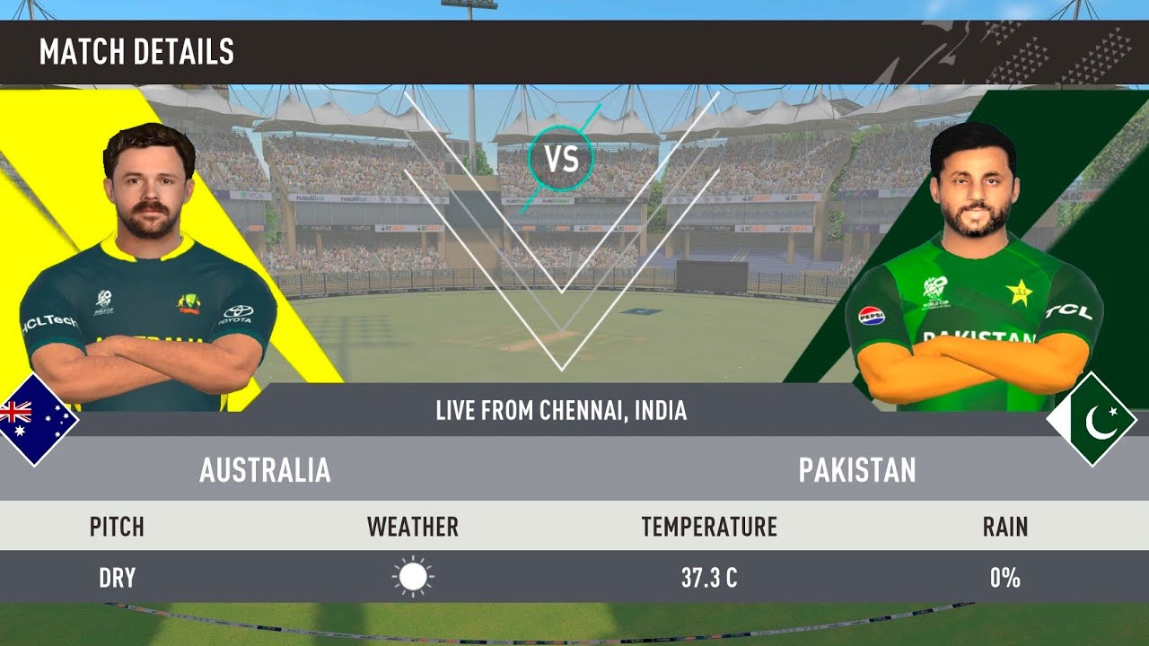 Pakistan vs Australia 2nd T20 match lahore stadium pakistan Rc swipe 