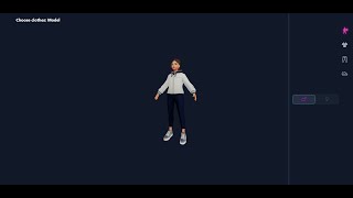 Web App for 3D fitting of clothes online screenshot 3