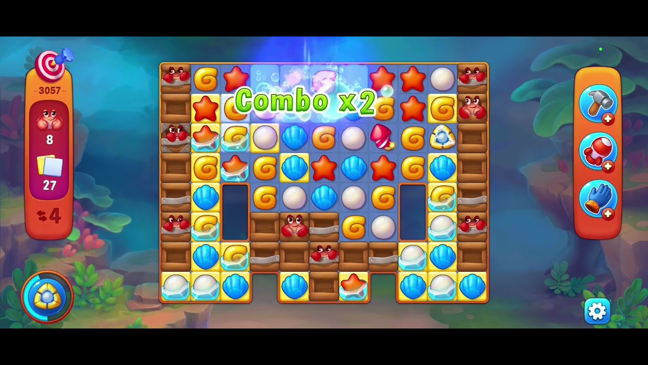Fishdom gameplay level 3057 fail - YouTube