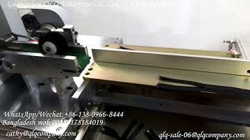 QLQ-Automatic nylon zipper ultrasonic open-end cutting machine QLQ-OCM-2 High configuration