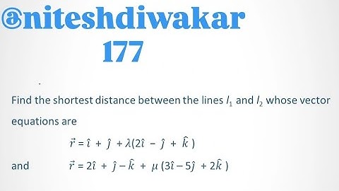 Find the shortest distance between #trending #maths #viralvideo