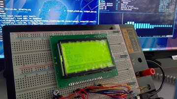 SG12864A 128x64 GLCD  | lcd4python the lcdproc alternative