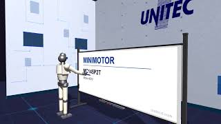 MINIMOTOR MC145P2T - Motor 400V 3 fase 1400 G/1 I=40 with flange 230/400/50 B5/S+B5/D... - UNITEC-D