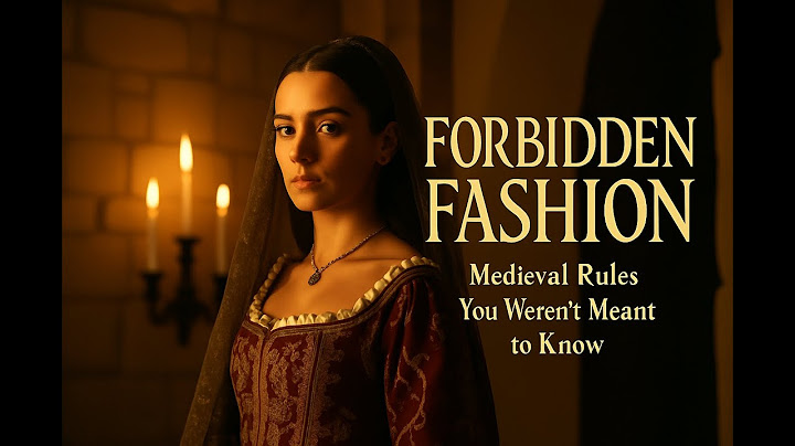The Sleepless Tale of Sumptuary Laws — When Fashion Was a Crime