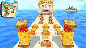 Sandwich Runner ​- All Levels Gameplay Android,ios (Levels 760-768)