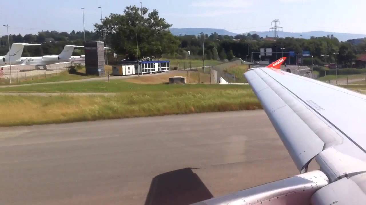 Easyjet Taxiway Geneva Airport YouTube