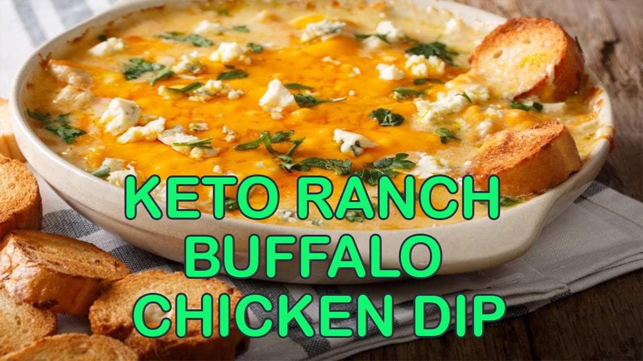 KETO RANCH BUFFALO CHICKEN DIP⁠ YouTube