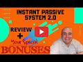 Instant Passive System Review! Demo & Bonuses! (Make Money Online in 2021)