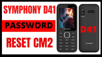 symphony d41 password reset code Symphony d41 restore