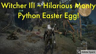 The Witcher 3: Rabbit Of Caerbannog Monty Python Easter Egg!