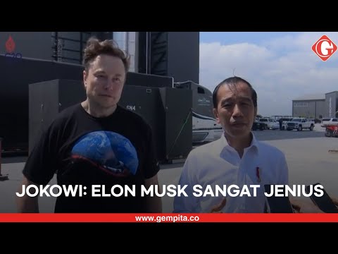 Jokowi Temui Elon Musk di SpaceX, Bahas Ini