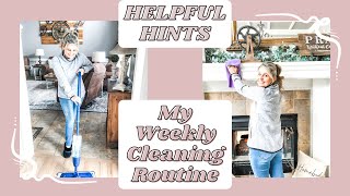 Easy Weekly Cleaning Schedule Helpful Hints For A Clean Home