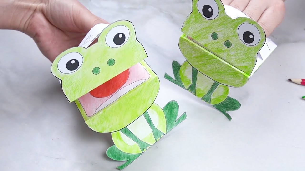 How To Make A Paper Frog Puppet, 59% OFF